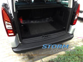 Citroen Berlingo - Peugeot Partner - 2008 On Stx Rear Bumper Protector - Black